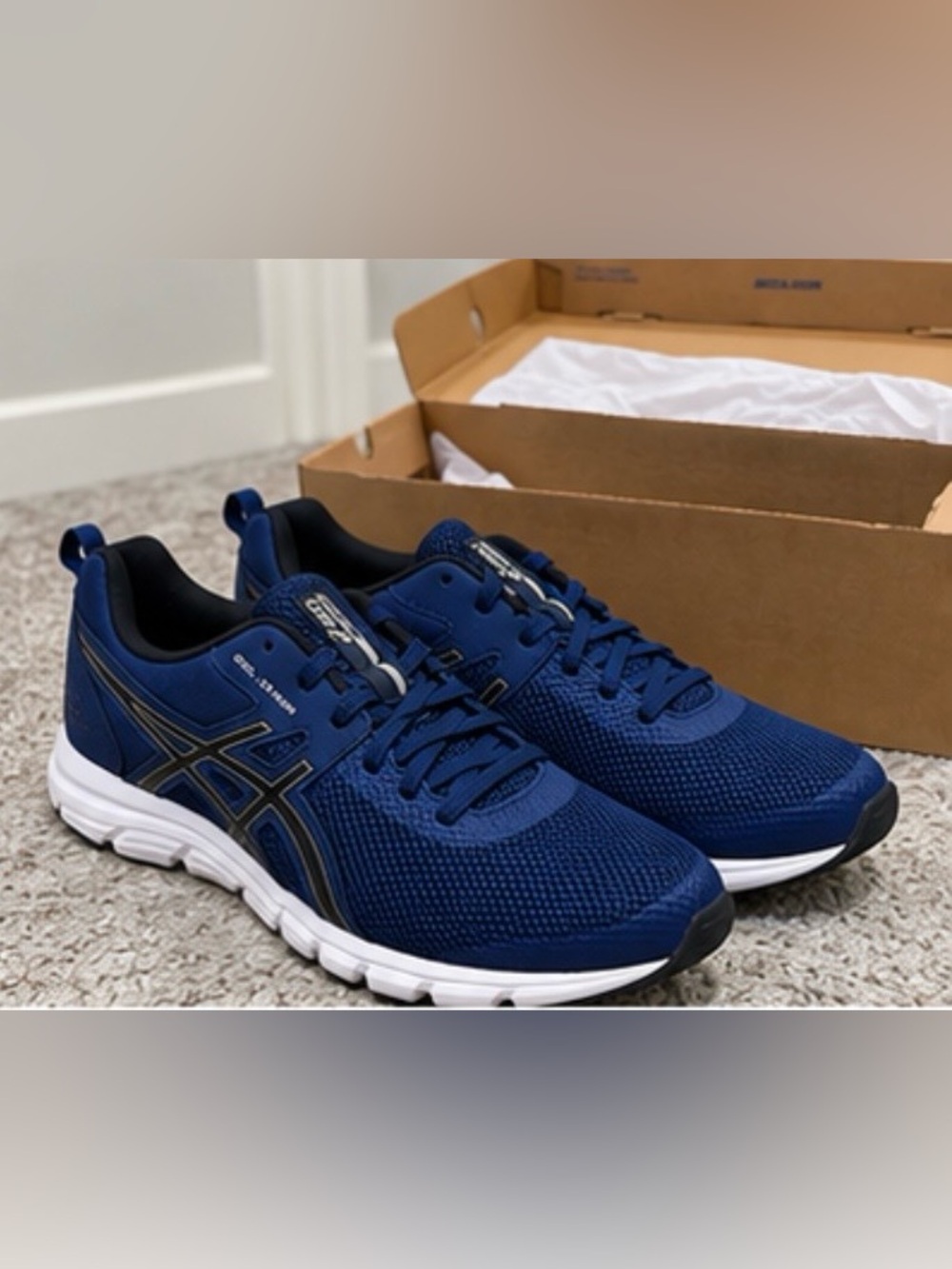ASICS GEL-33 Run Men’s Size 11 Blue Expanse Black Running Shoes w/ Box